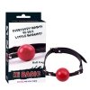 Czerwony knebel do ust BDSM Red Ball Gag